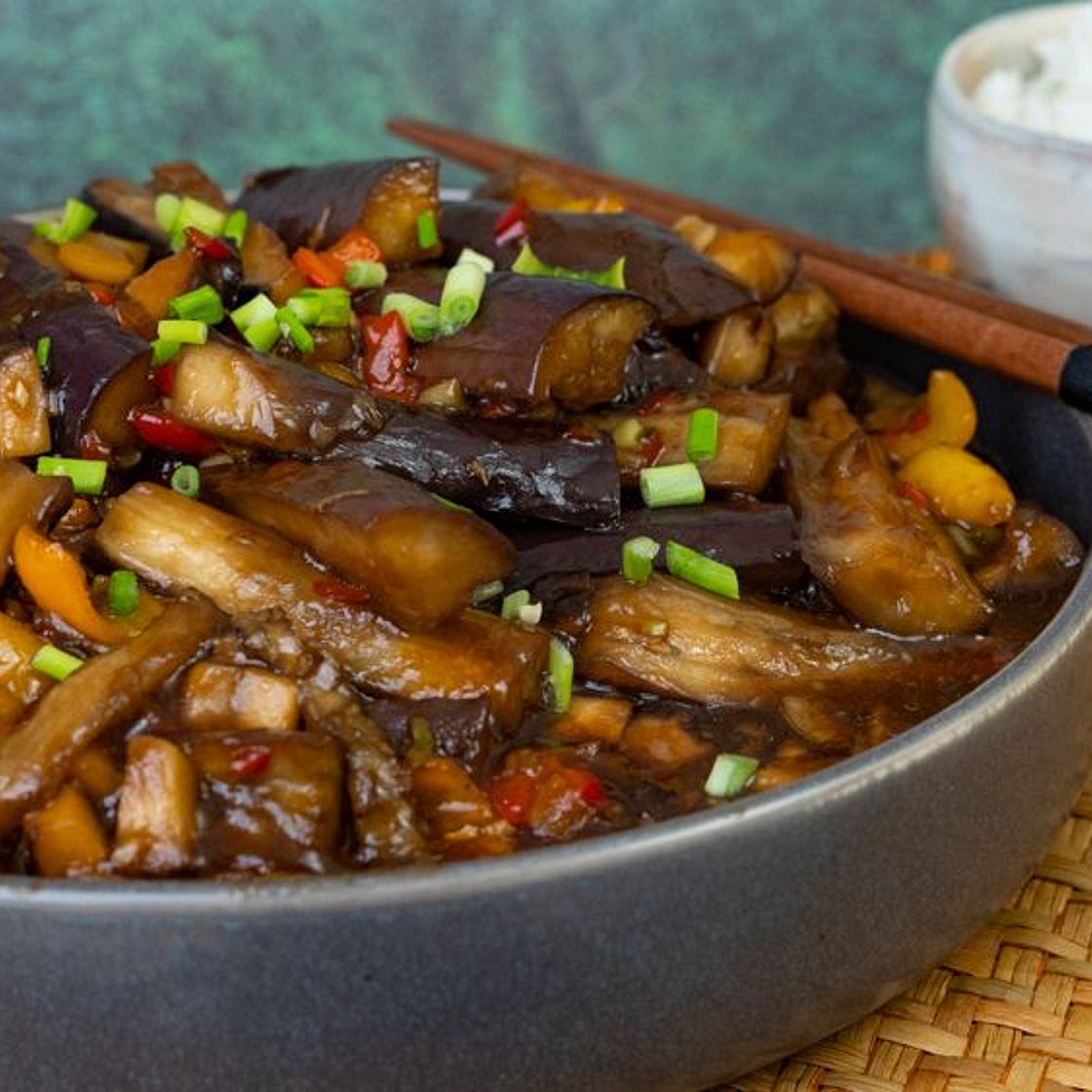 Dad's Eggplant with Garlic Sauce: The Chinese Restaurant Way