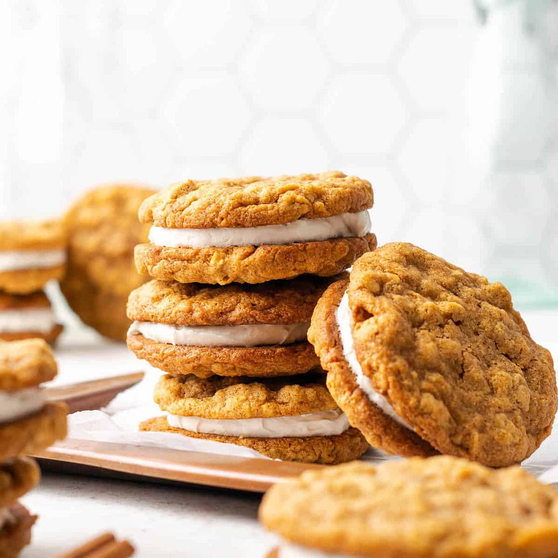 Pumpkin Oatmeal Cream Pies