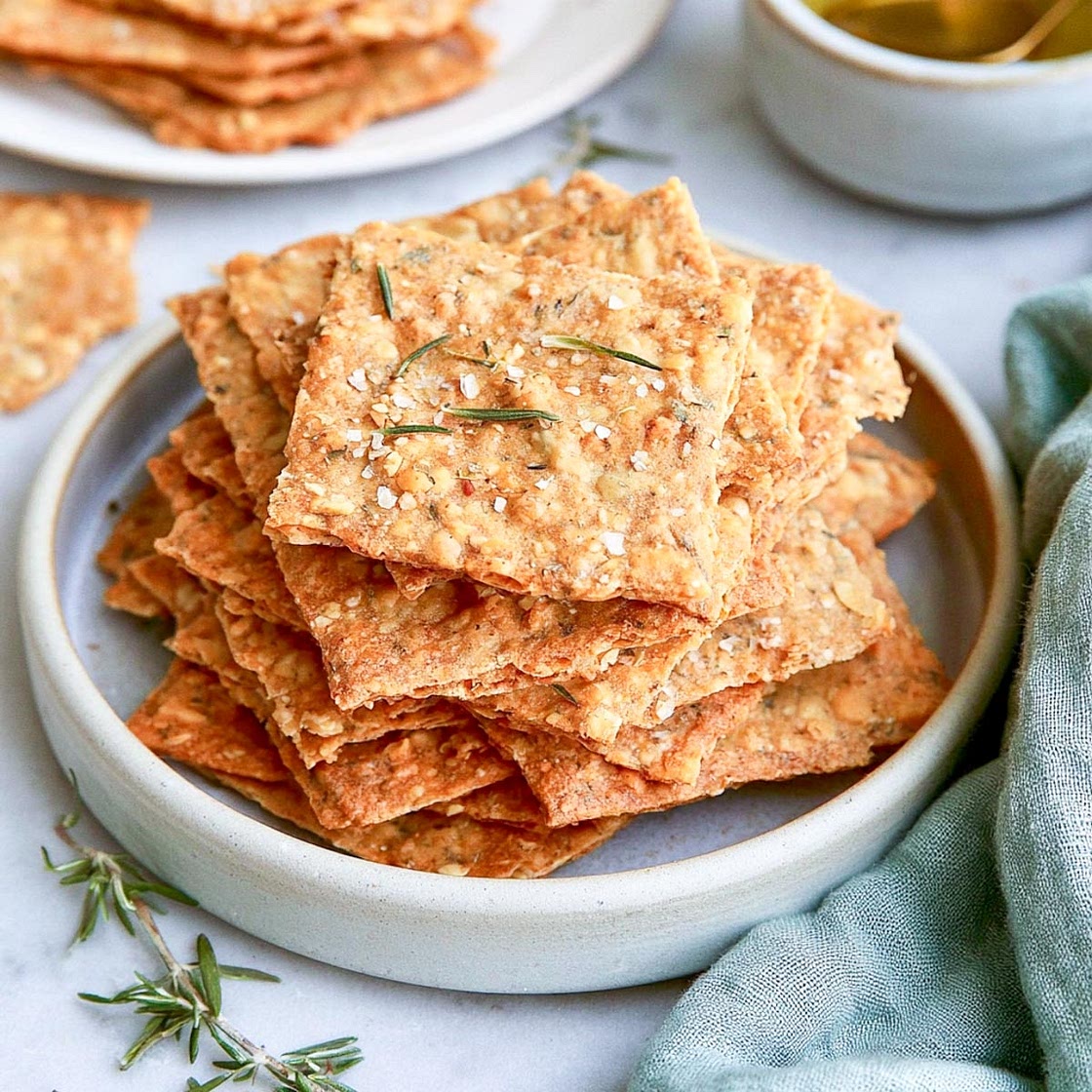 Sourdough Discard Crackers