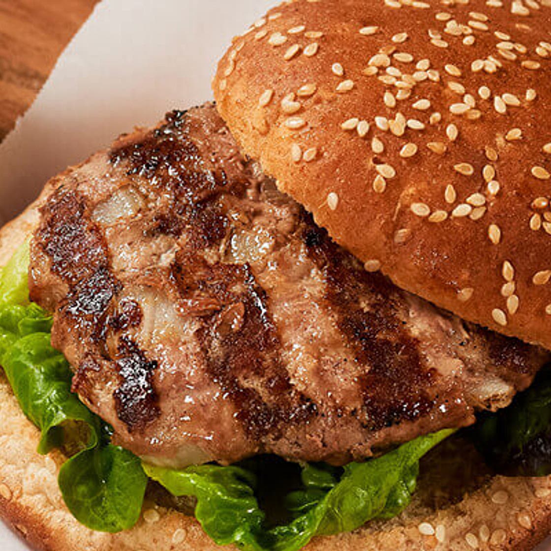 Sour Cream and Onion Turkey Burgers