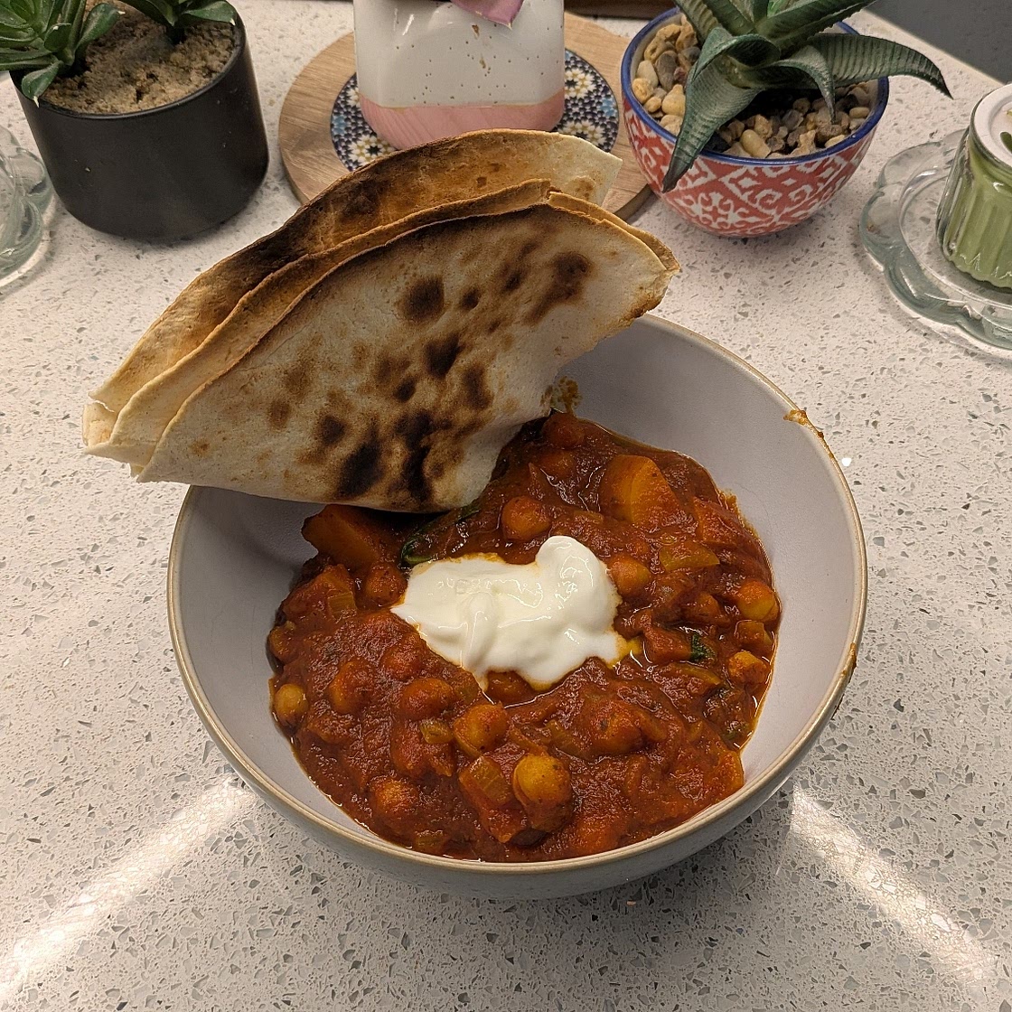 Chickpea and Sweet Potato Curry