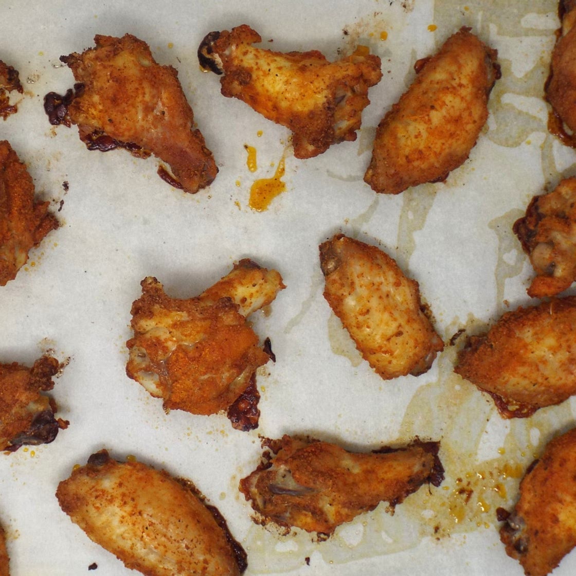 Smoky Oven Baked Chicken Wings with Crispy Skin
