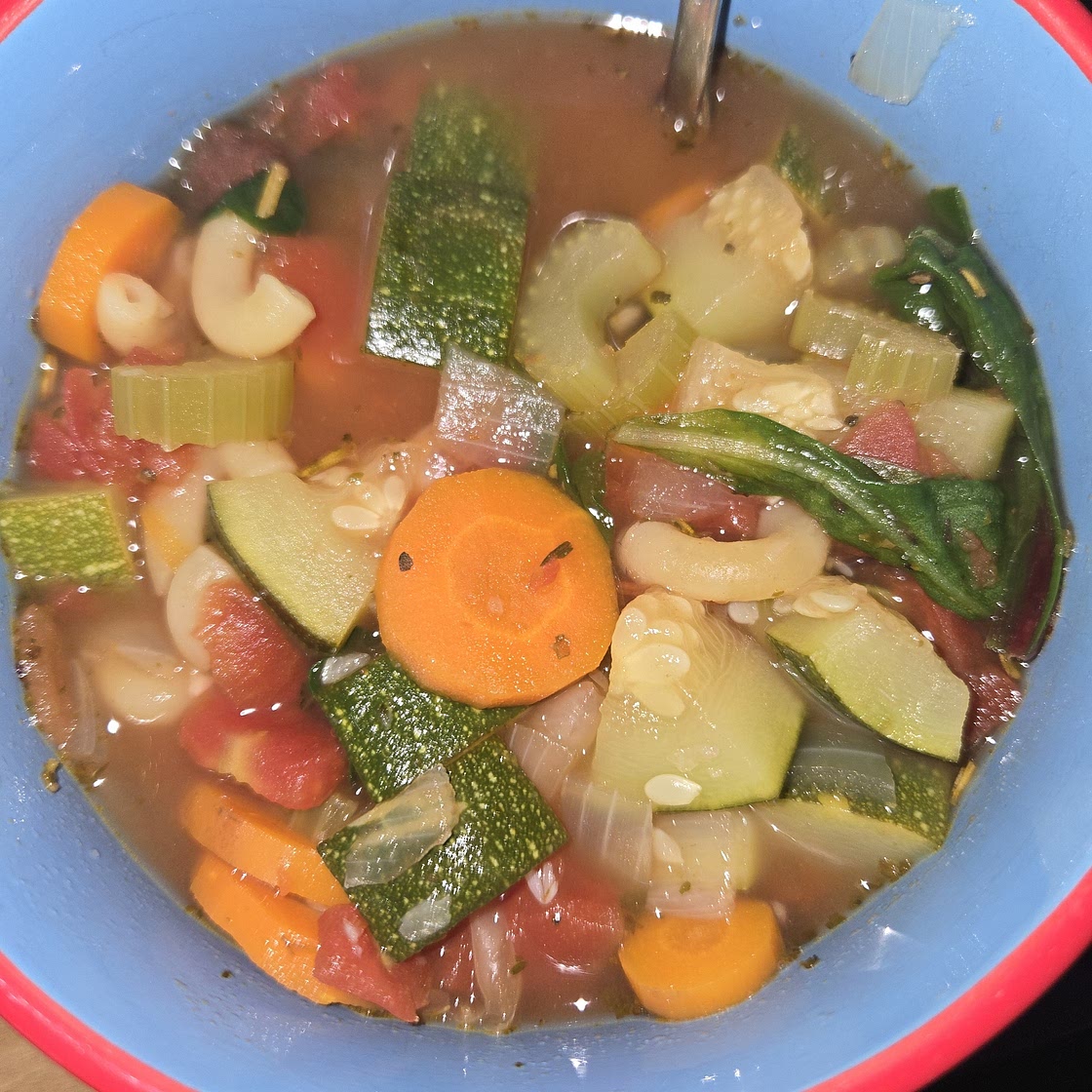 High Protein Minestrone Soup