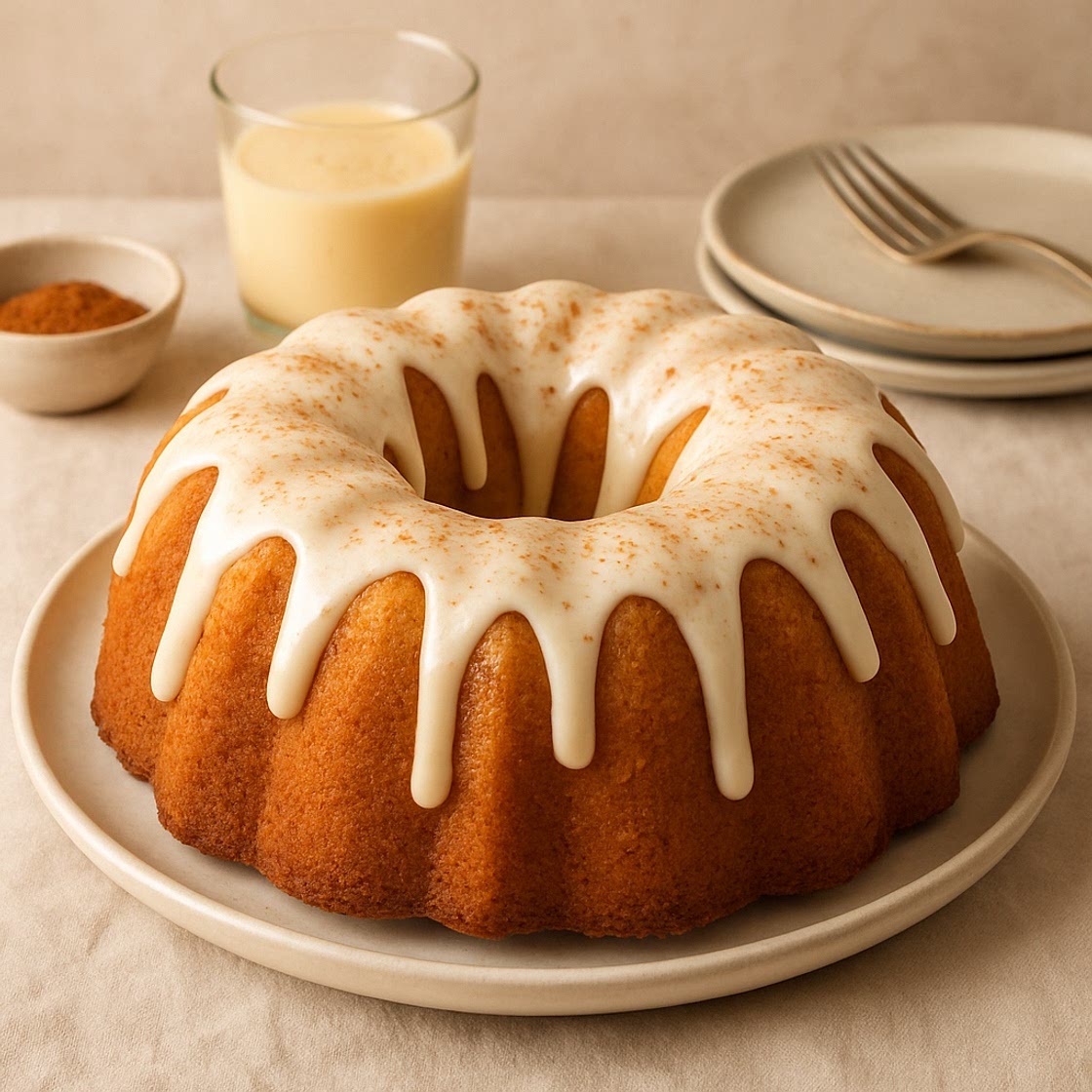 Eggnog Bundt Cake
