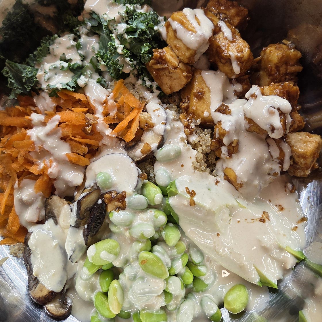 Asian Tofu Buddha Bowl