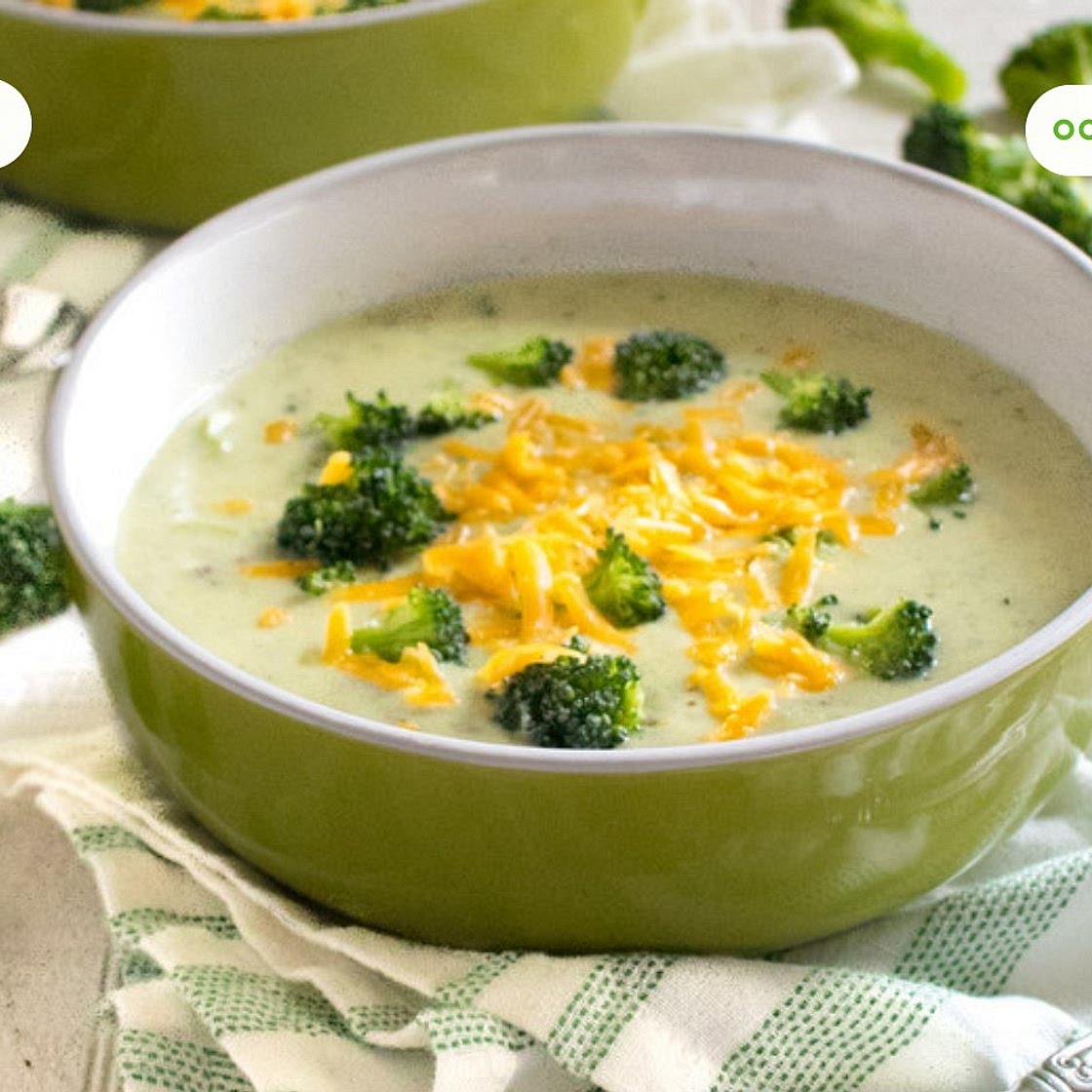Beefy Broccoli & Cheese Soup
