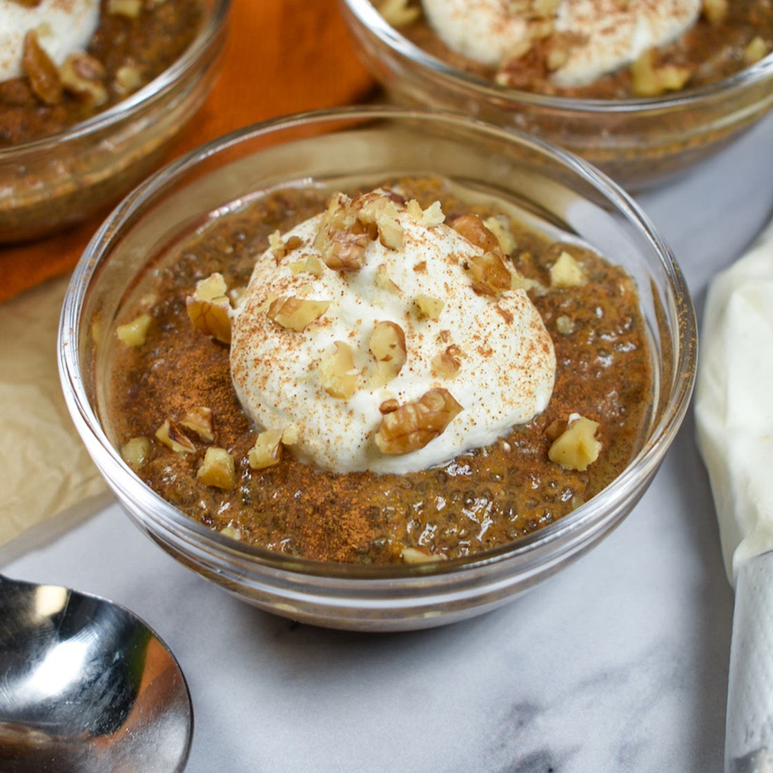 Pumpkin Spice Chia Seed Pudding