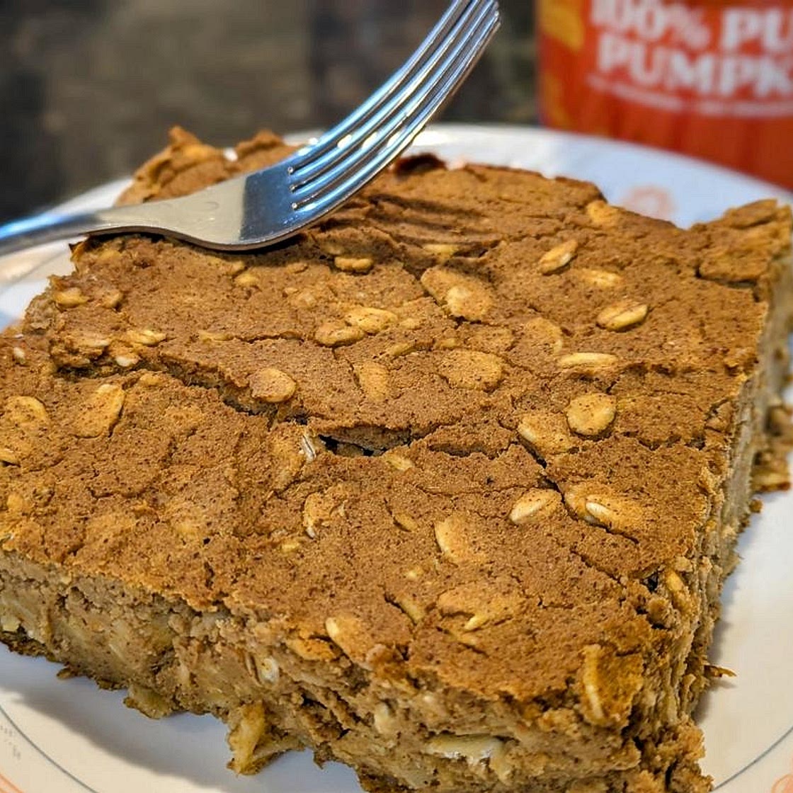 Pumpkin Spice High Protein Baked Oats