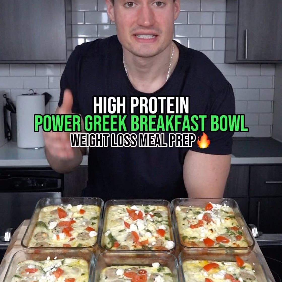 High Protein Power Greek Breakfast Bowls