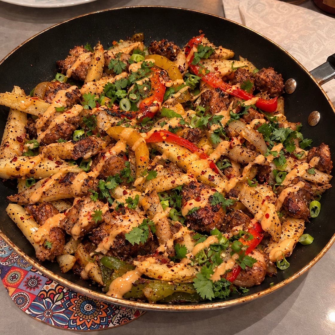 Salt & Pepper Chicken loaded Chips