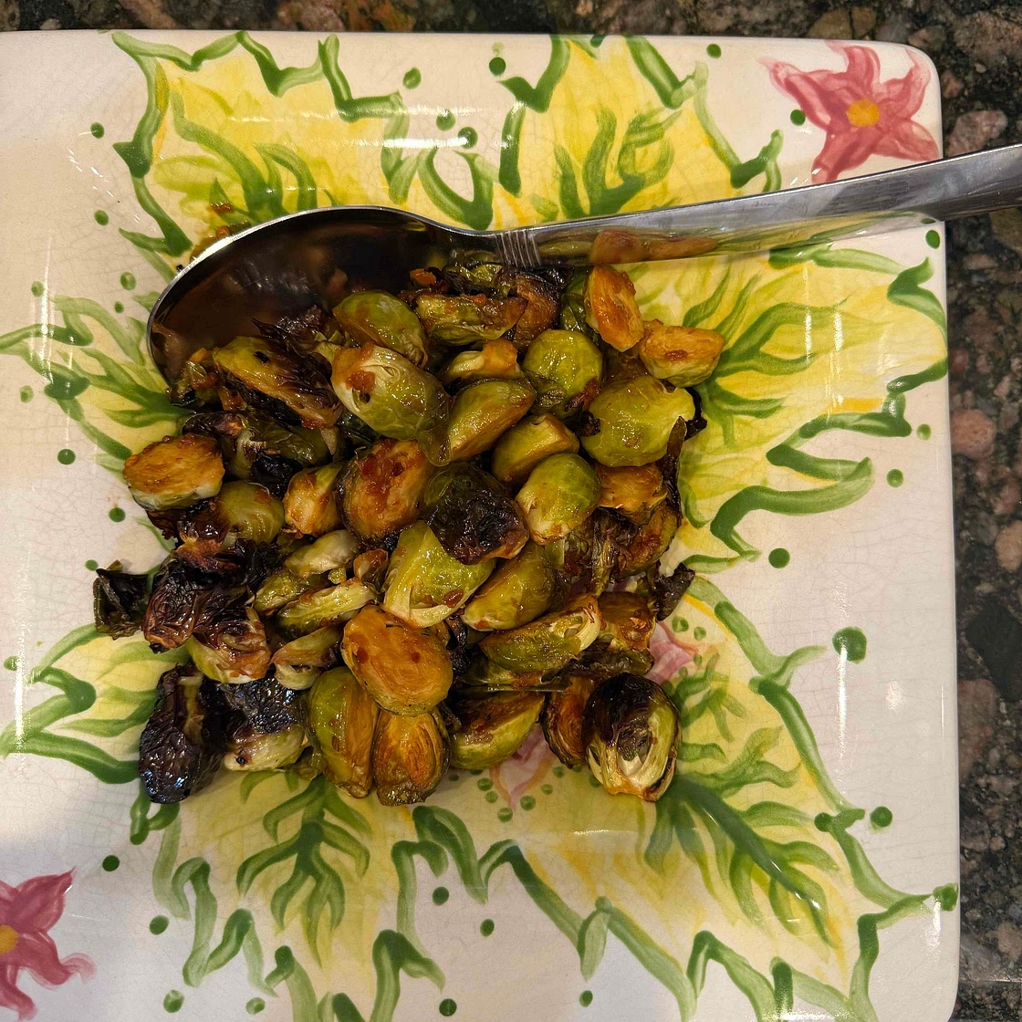 Low Carb Asian BBQ Brussel Sprouts (Air Fryer)