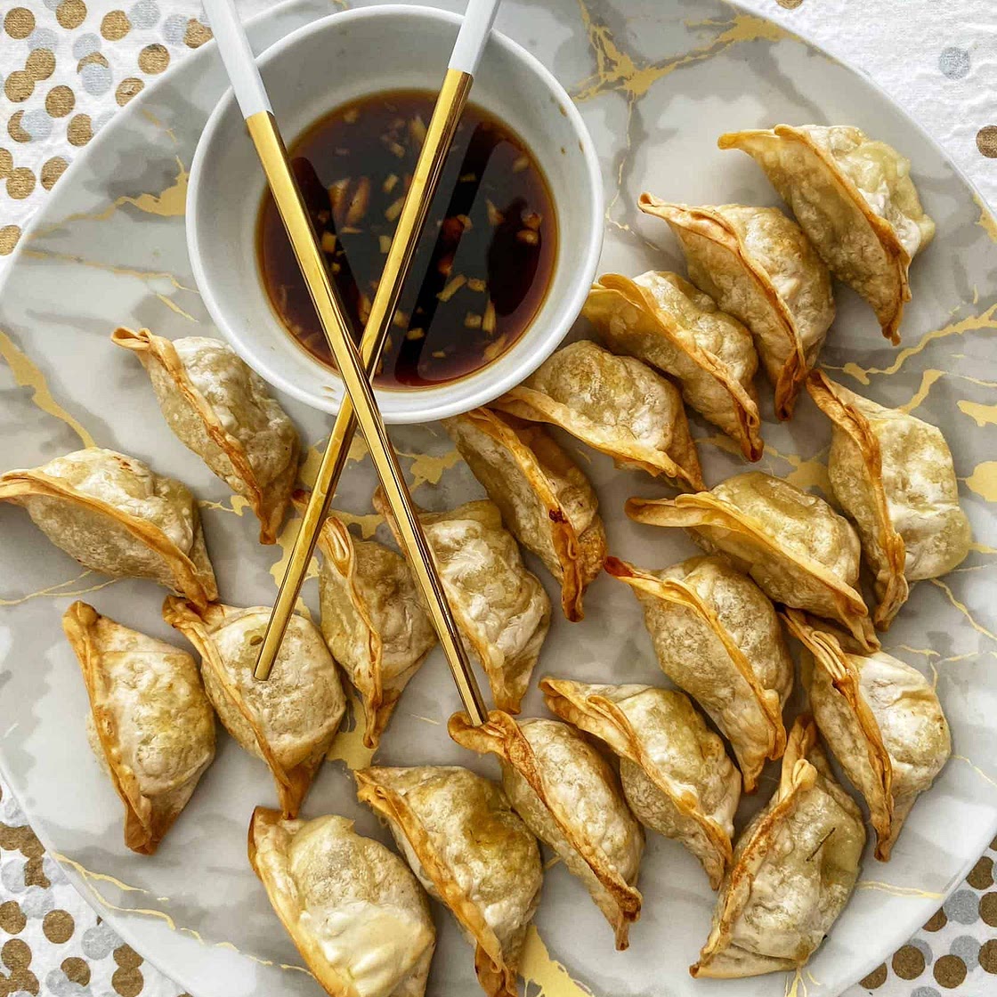 Air Fryer Dumplings (Potstickers)
