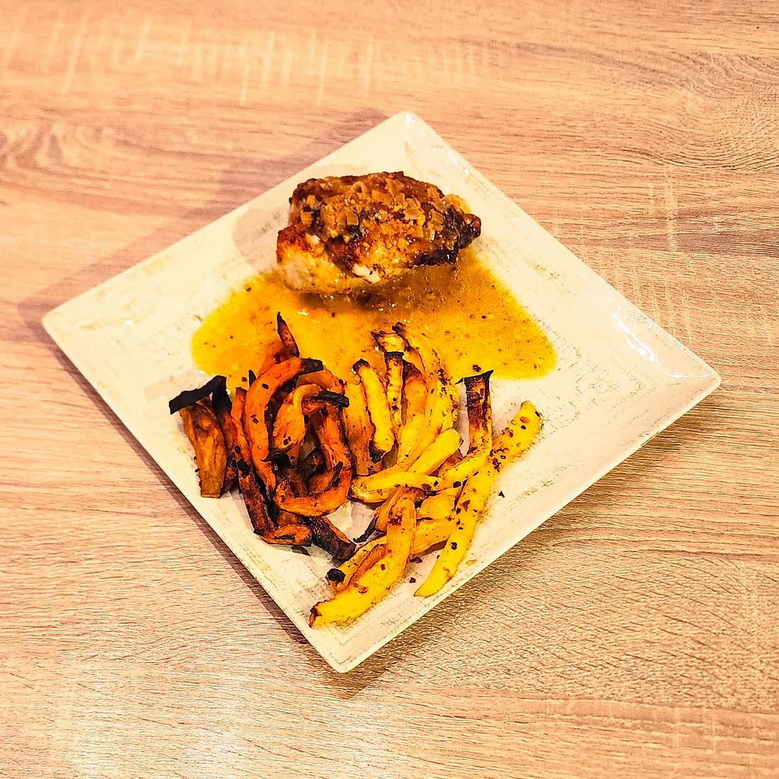 Poulet saltimbocca à la sauge, prosciutto et citron