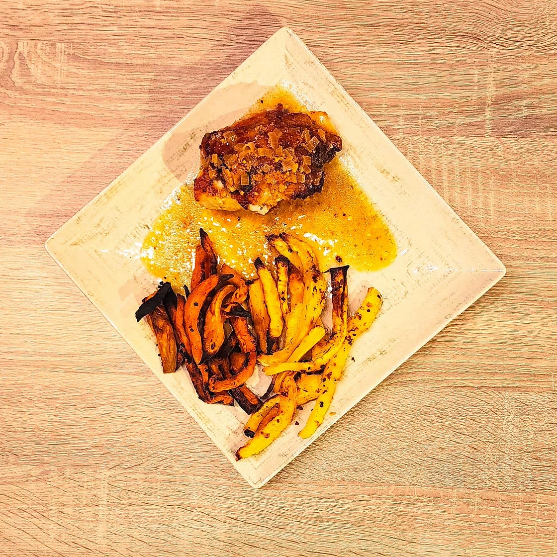 Poulet saltimbocca à la sauge, prosciutto et citron