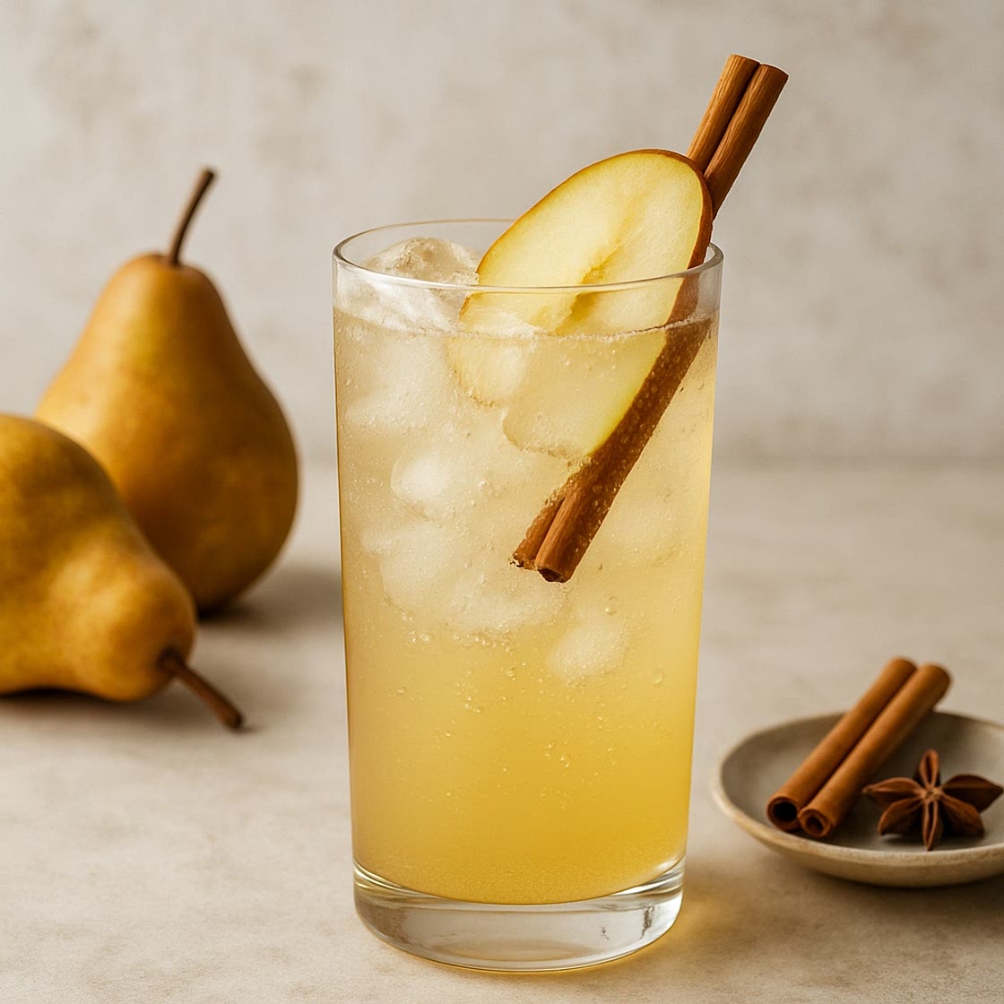 Spiced Pear Fizz