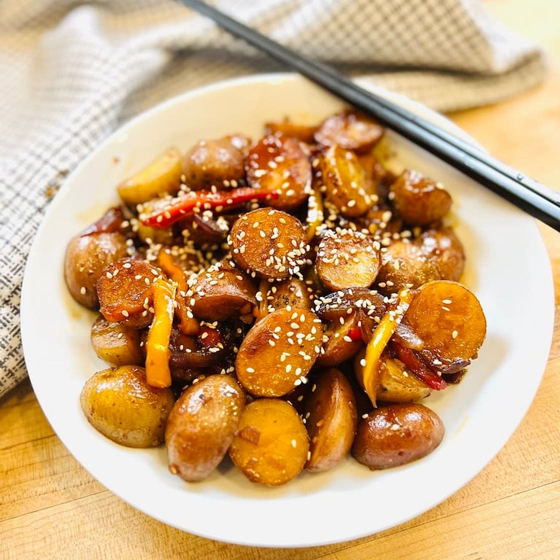 Korean Braised Potatoes (Gamja Jorim)