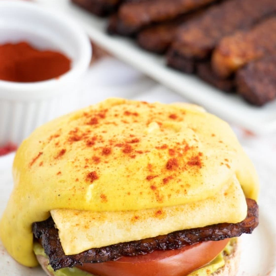 Vegan Eggs Benedict