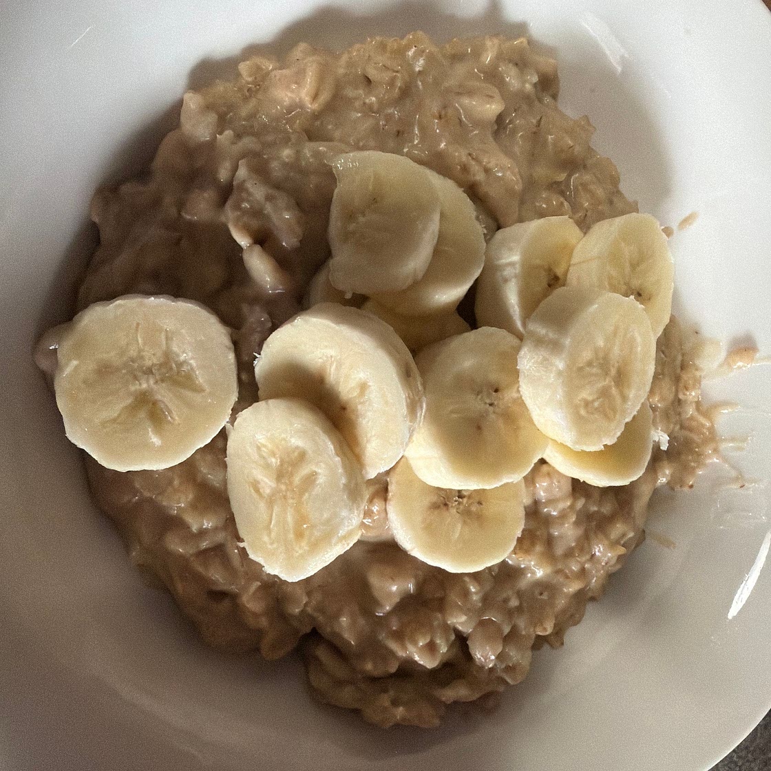 Creamy Peanut Peanut Butter Protein Porridge