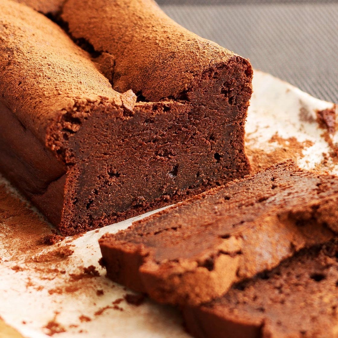 Fallen Chocolate Soufflé Cake