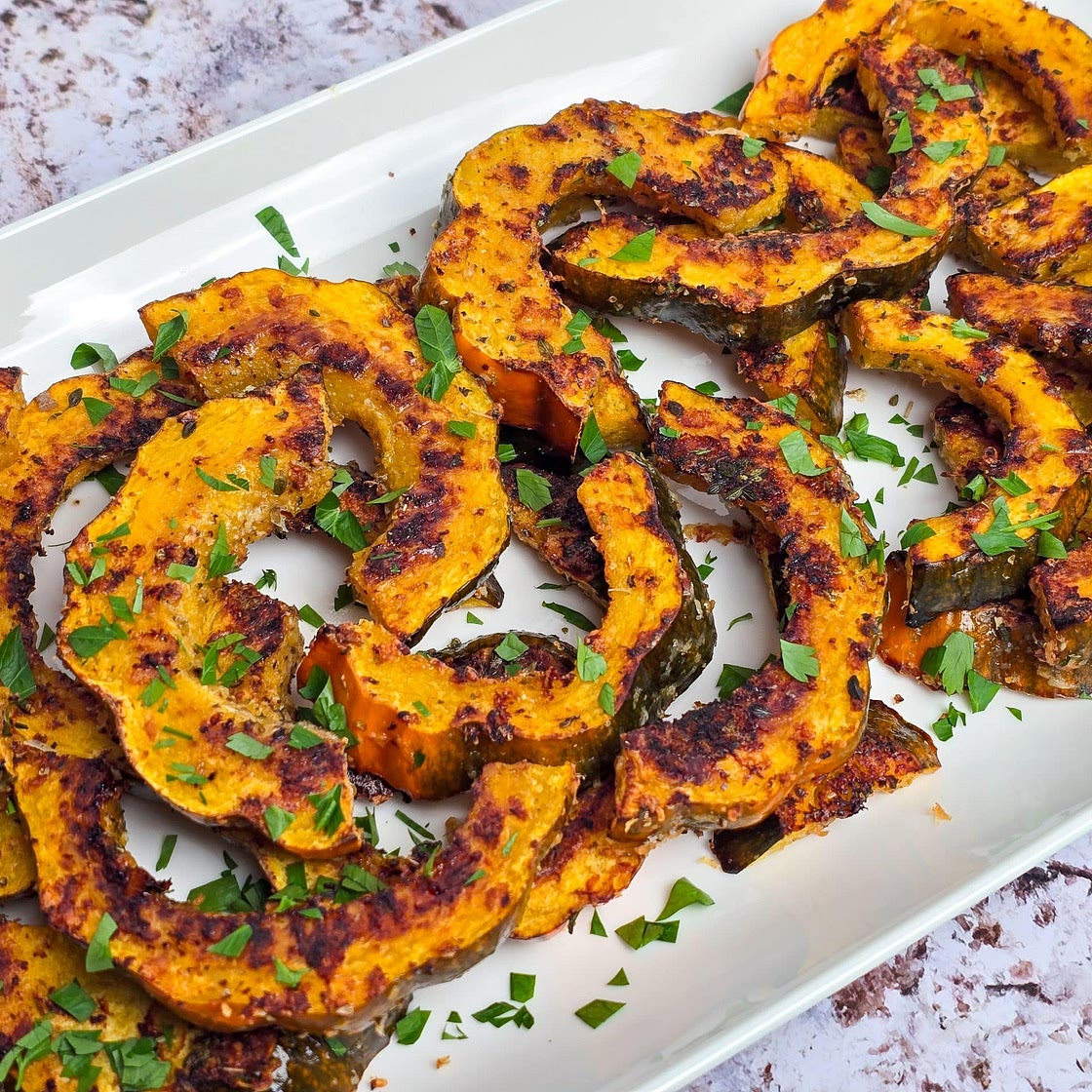 Parmesan Roasted Acorn Squash