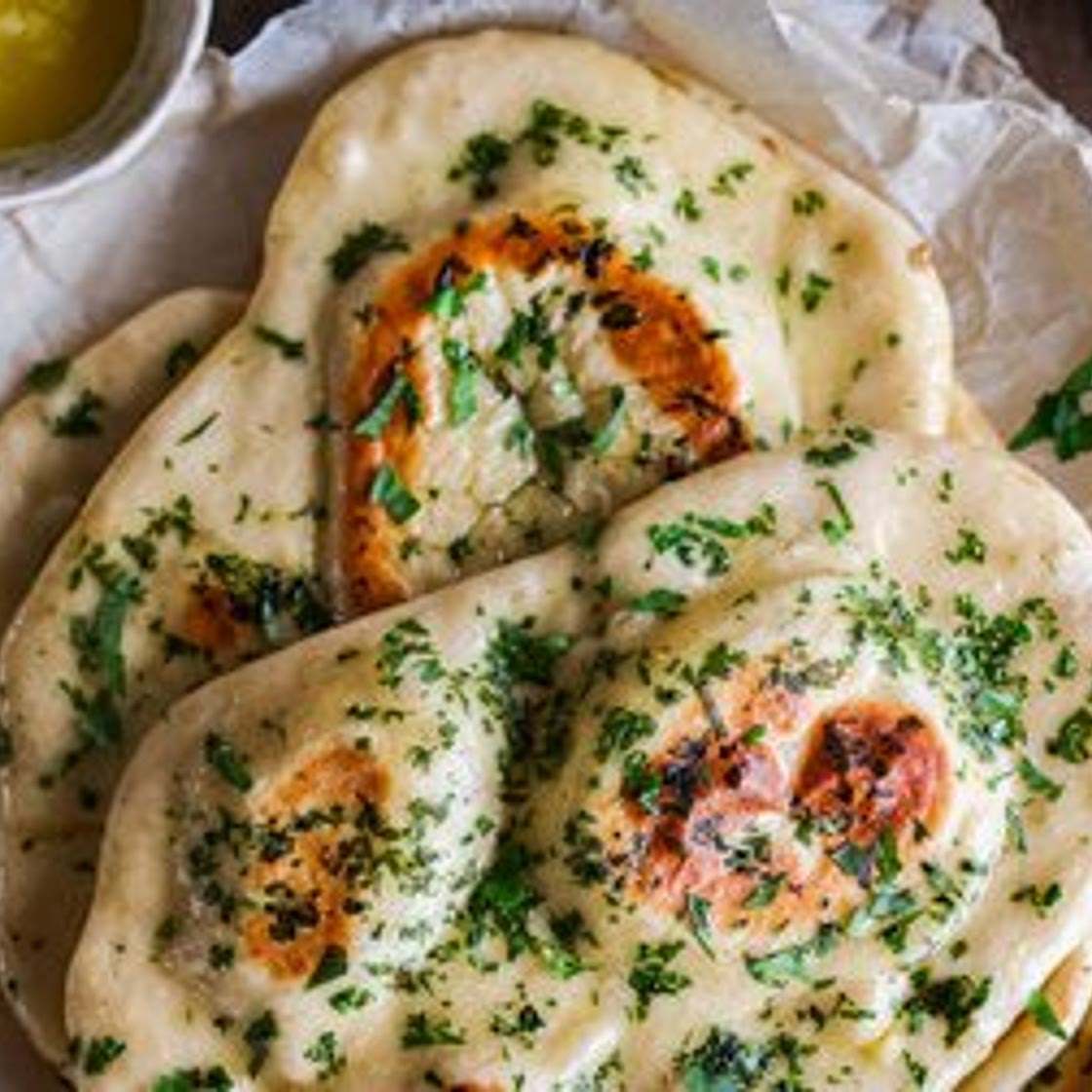 Vegan Garlic Naan