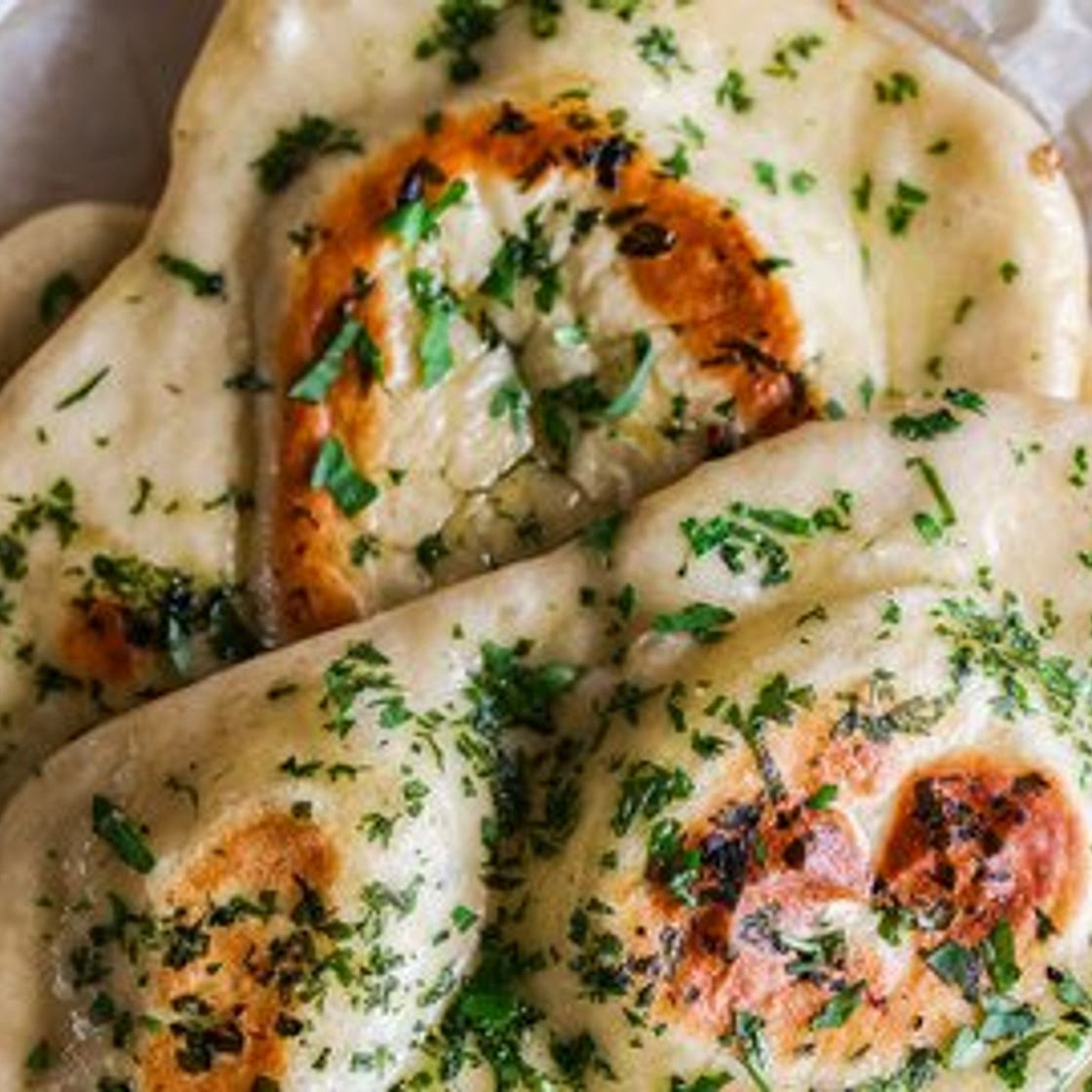 Vegan Garlic Naan