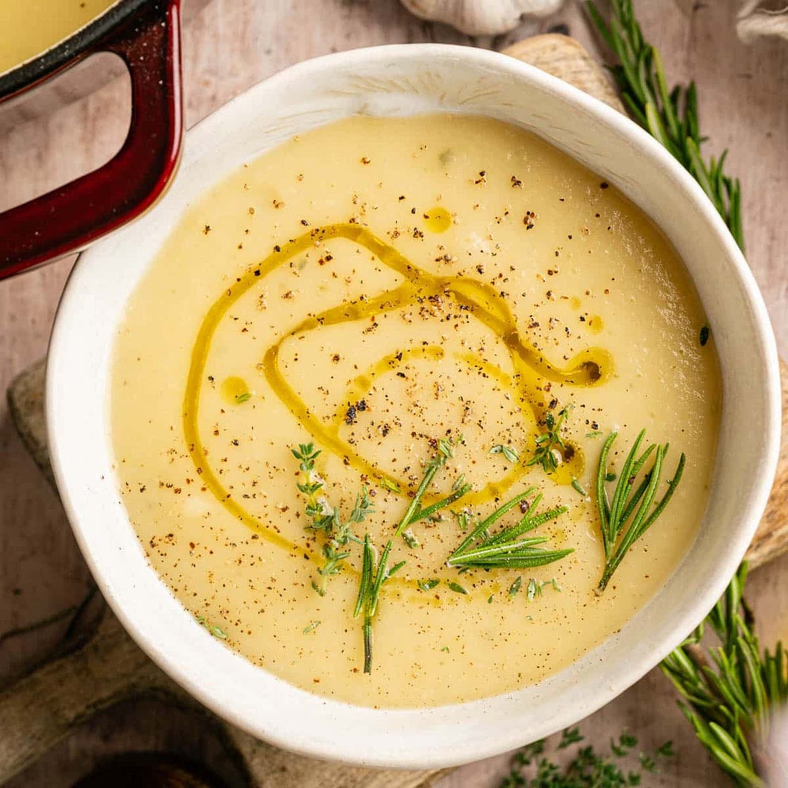 Vegan Potato Leek Soup