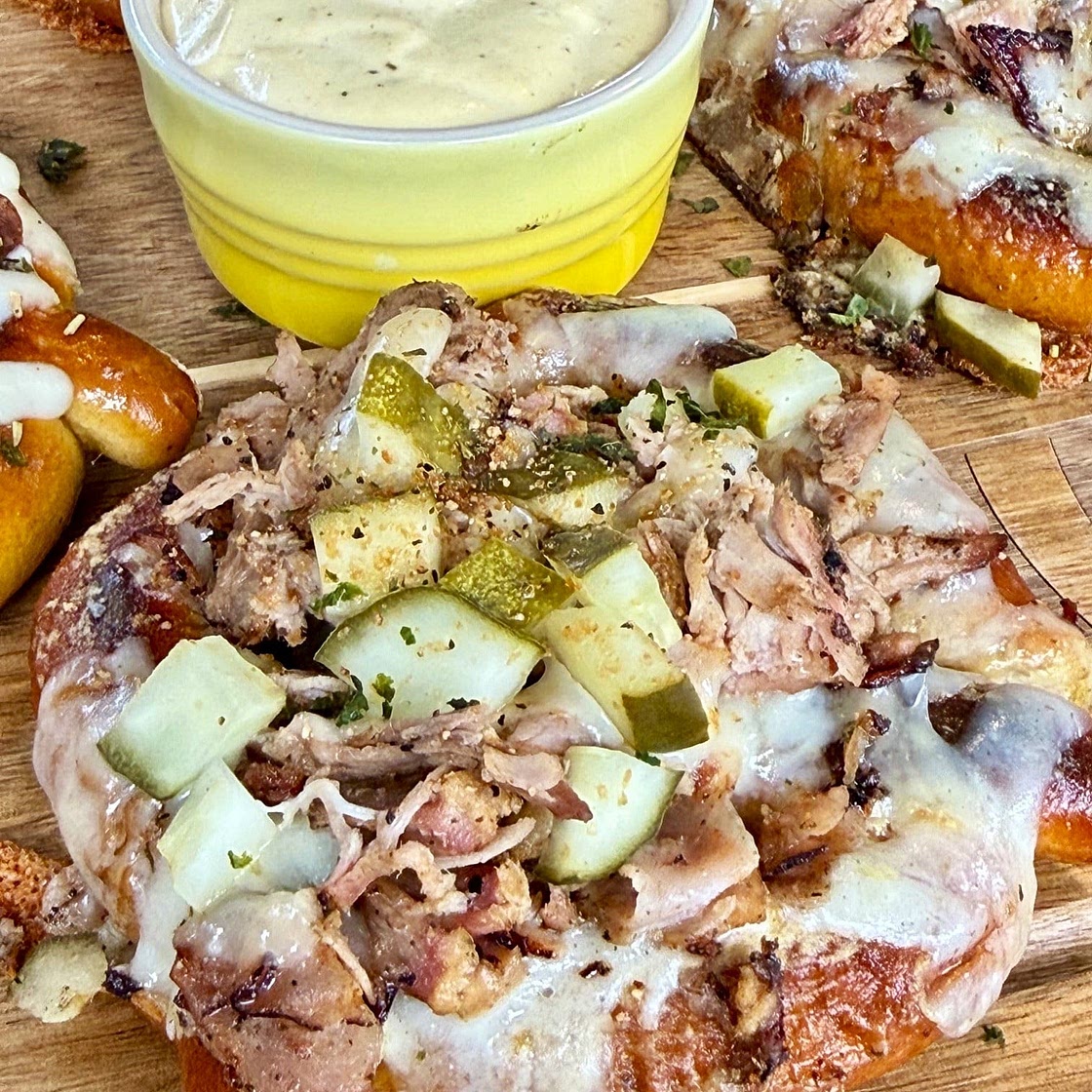 Blackstone Cuban Loaded Pretzels