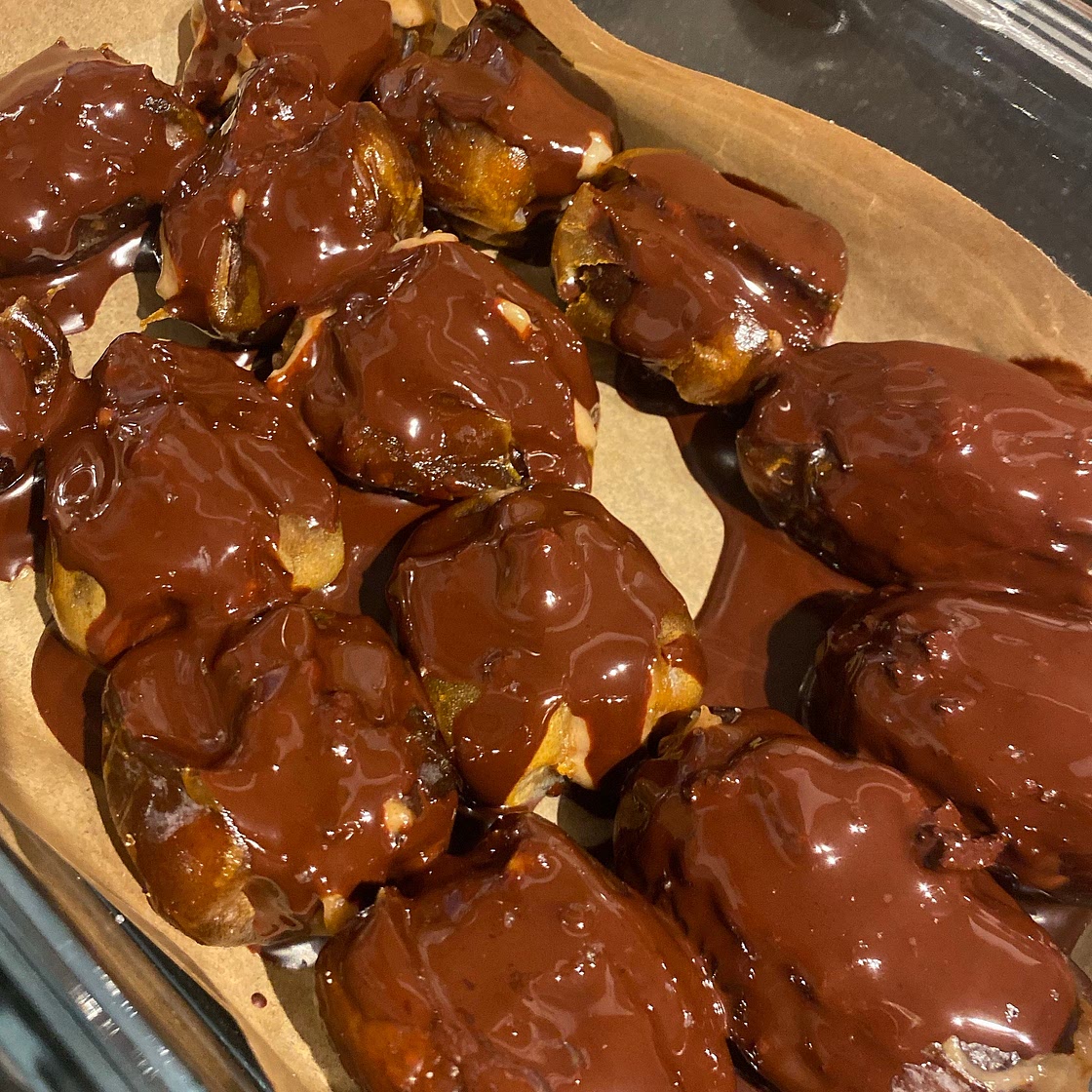 Chocolate covered dates