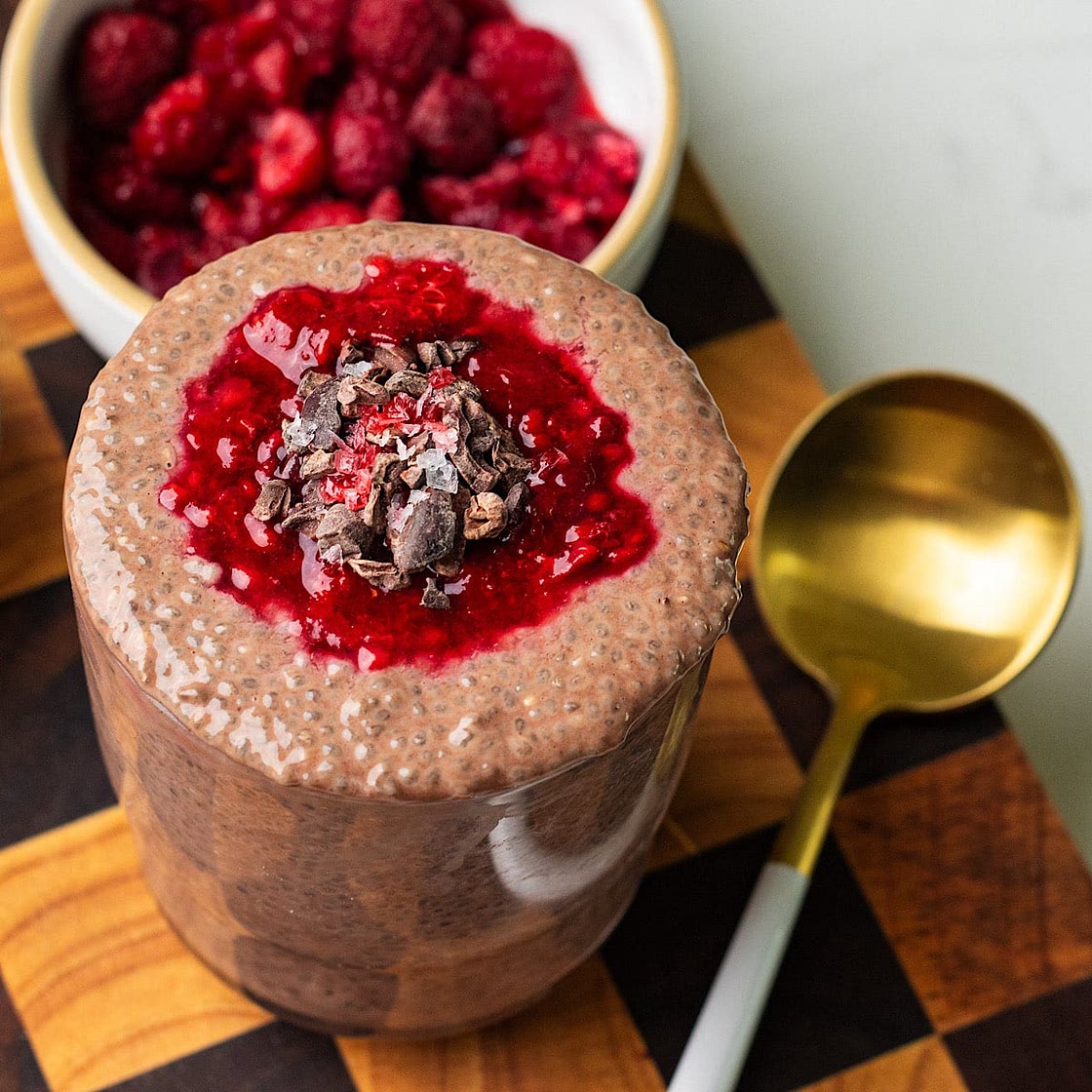 Chocolate Chia Pudding (High Protein)
