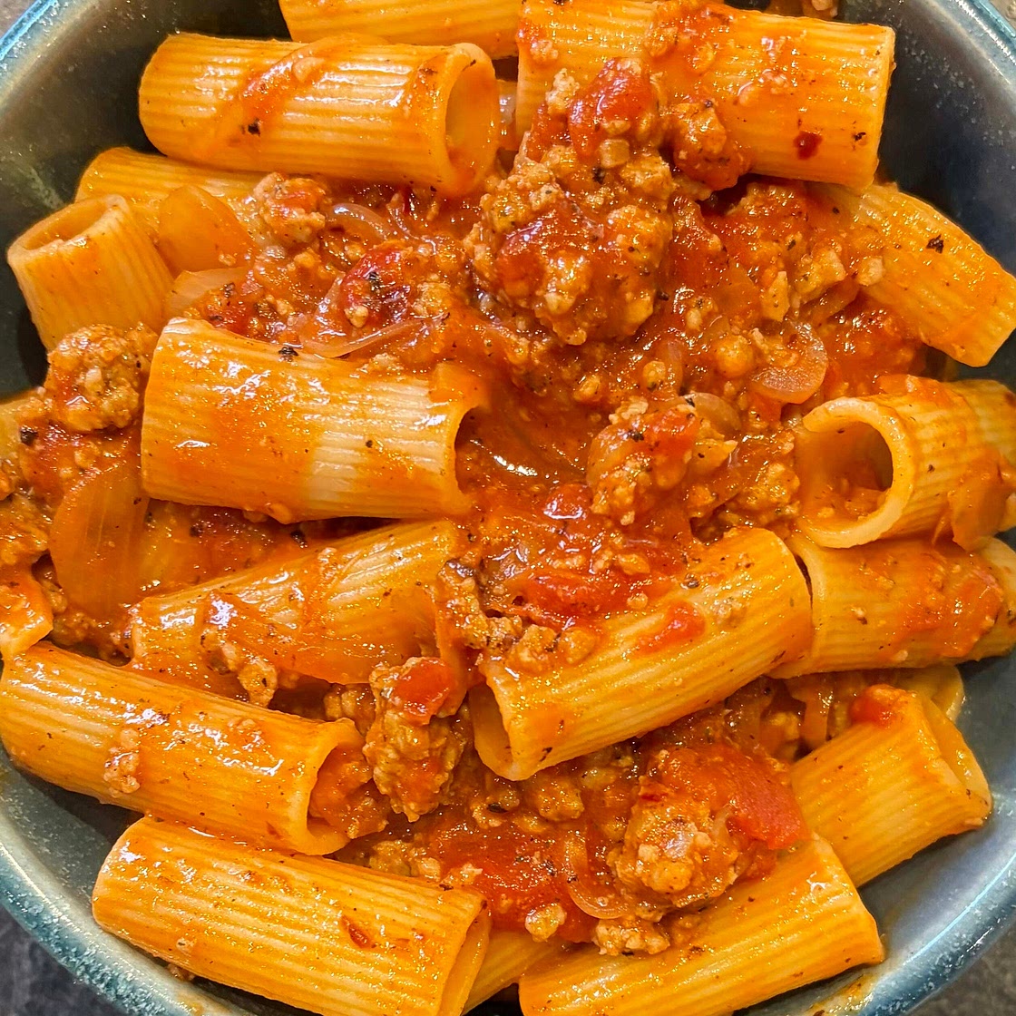 spicy sausage ragu