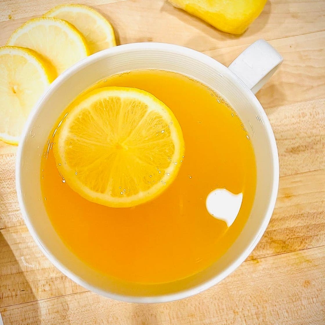 Ginger Lemon Tea with Honey