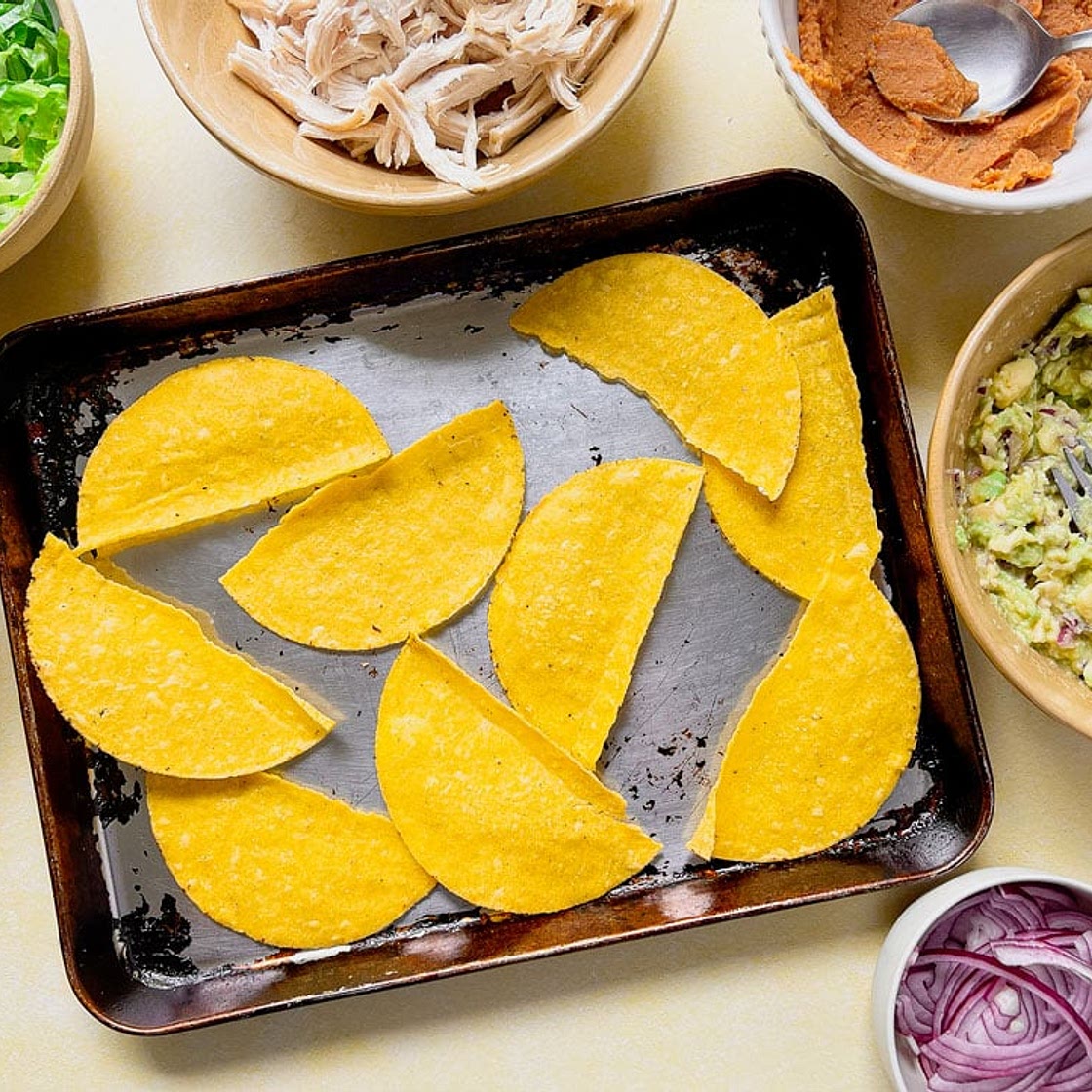 Chicken Tostadas