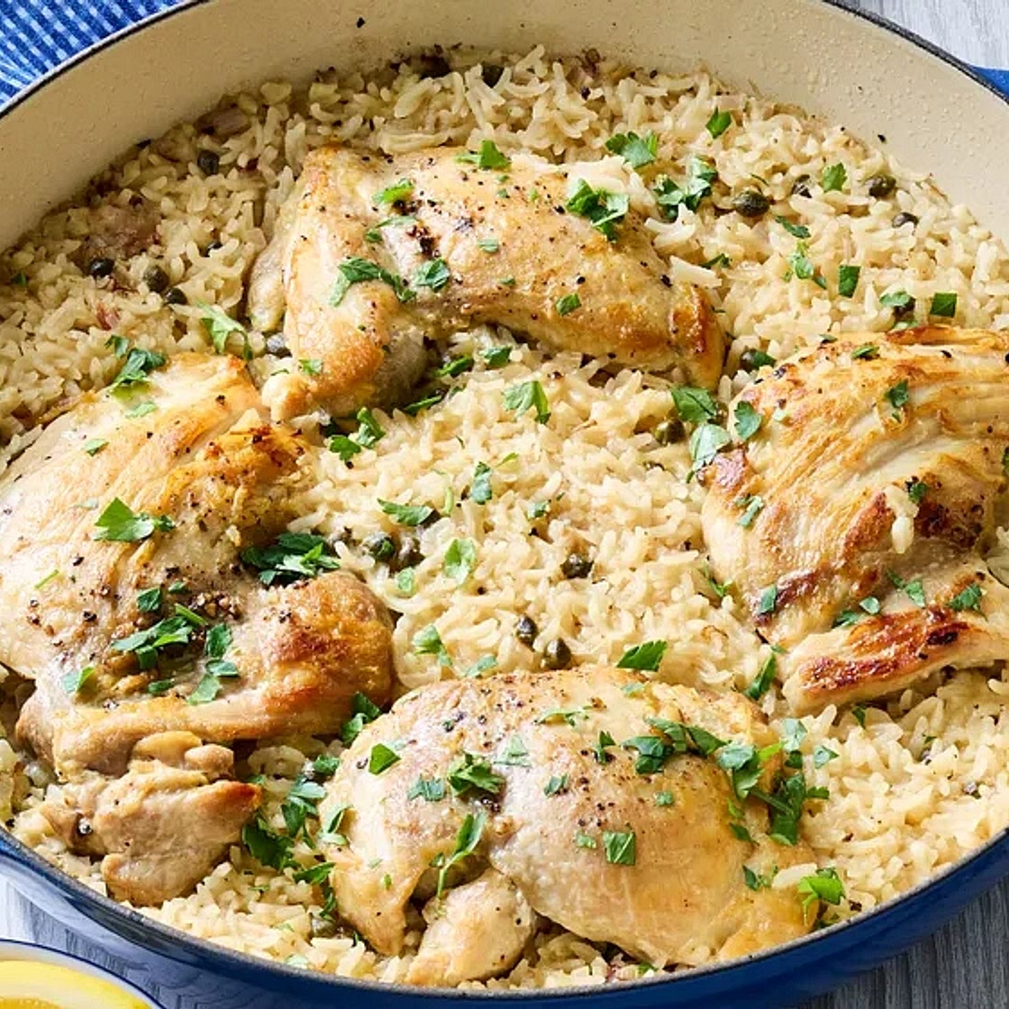One pan chicken piccta and rice