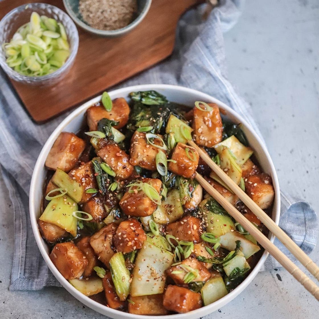 Tofu and Bok Choy Stir Fry