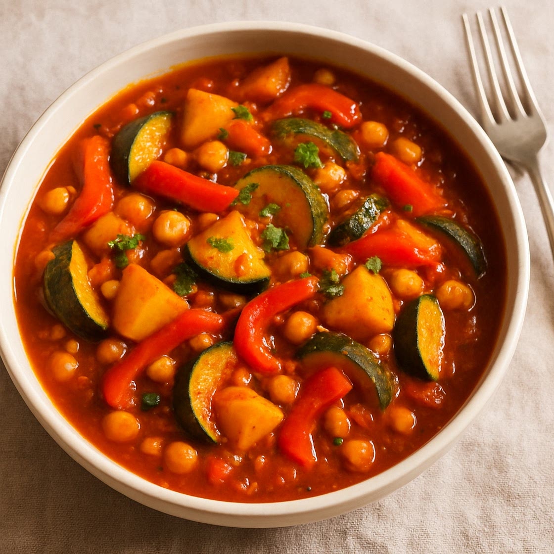 Pittige groentestoof uit de slowcooker