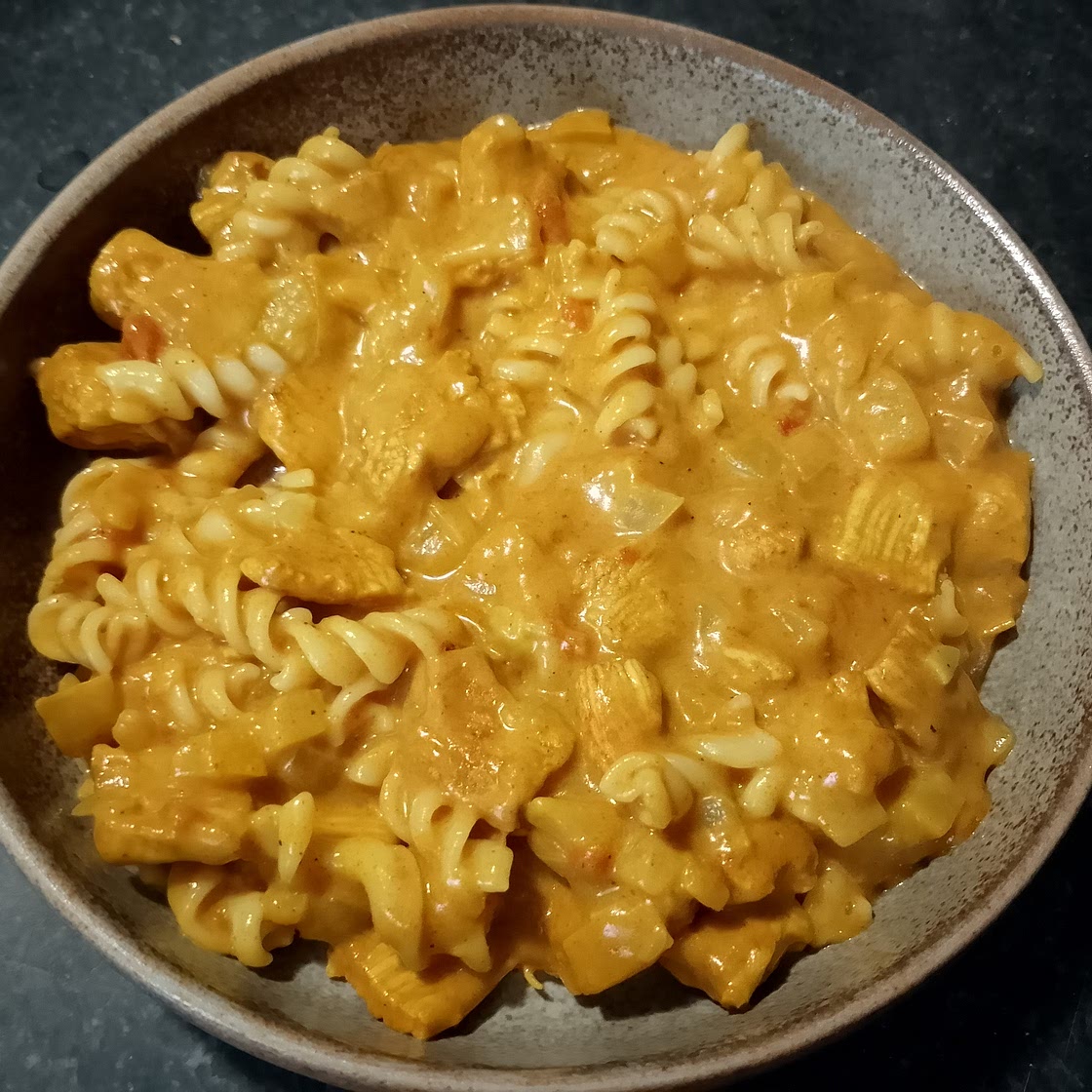 Poulet à la crème de tomate