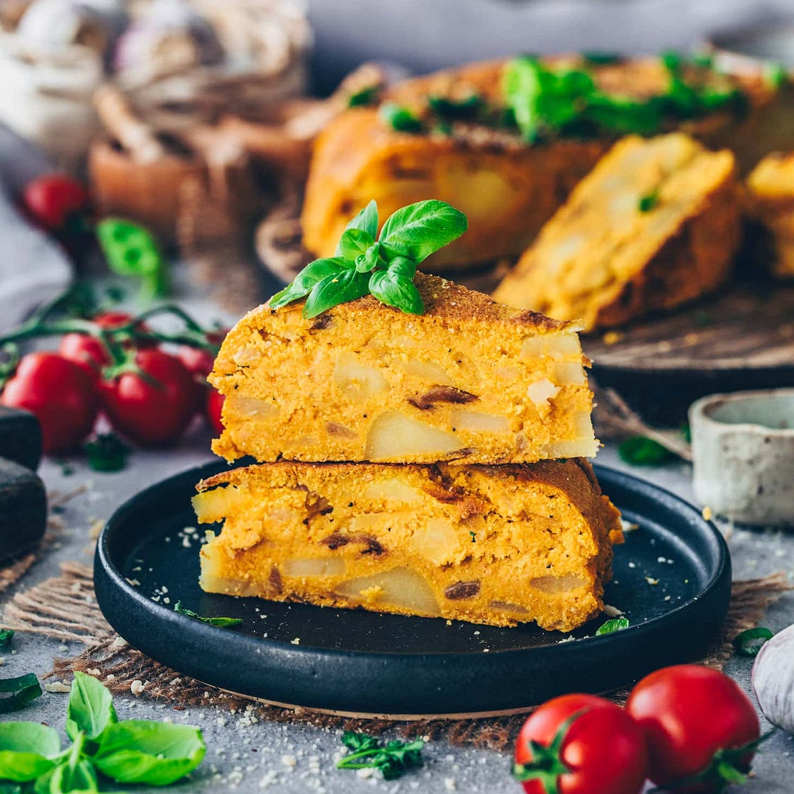 Vegan Spanish Omelette (Tortilla Española)