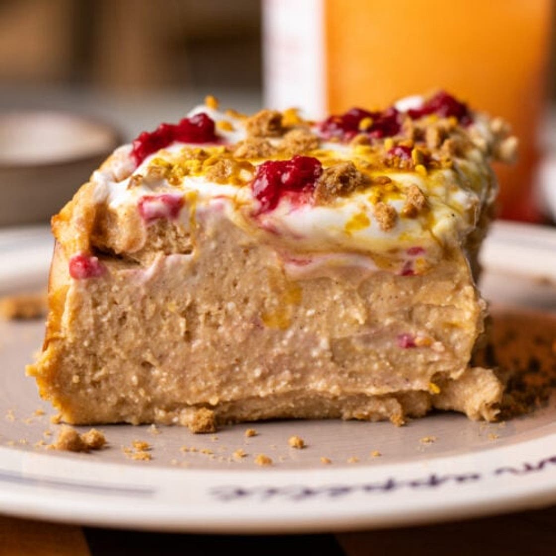 High Protein Cottage Cheese Pumpkin Cheesecake