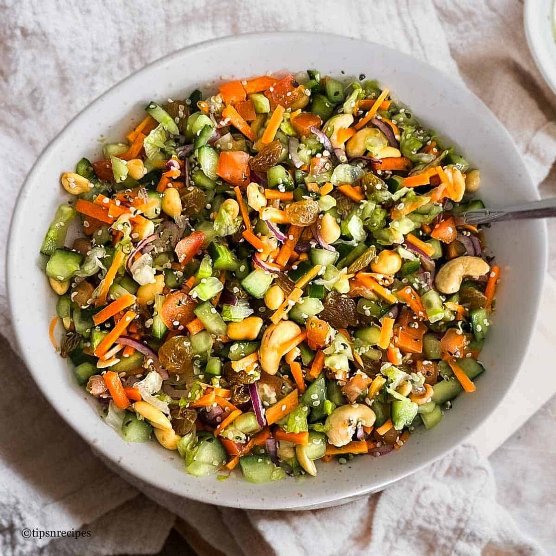 Nutty Crunchy Veg Salad