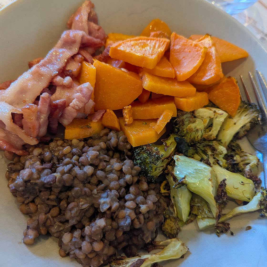 Bacon and Sweet potato