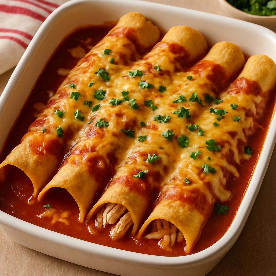 Campbell's® Hurry-Up Chicken Enchiladas
