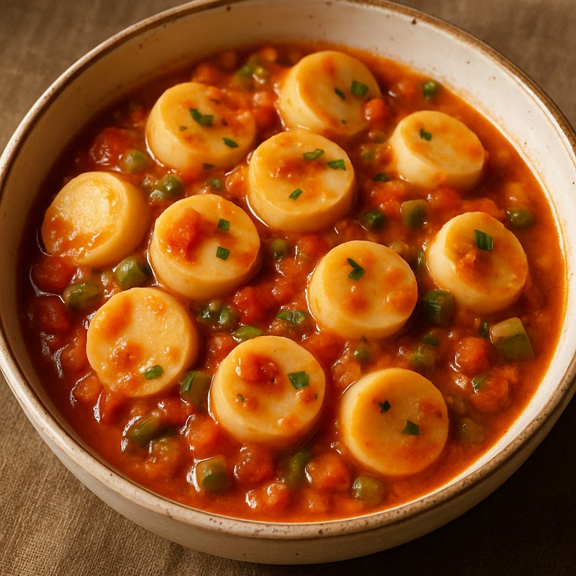Palmito guisado (Stewed heart of palm)