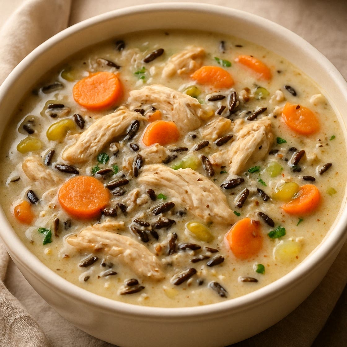 Chicken + Wild Rice Soup