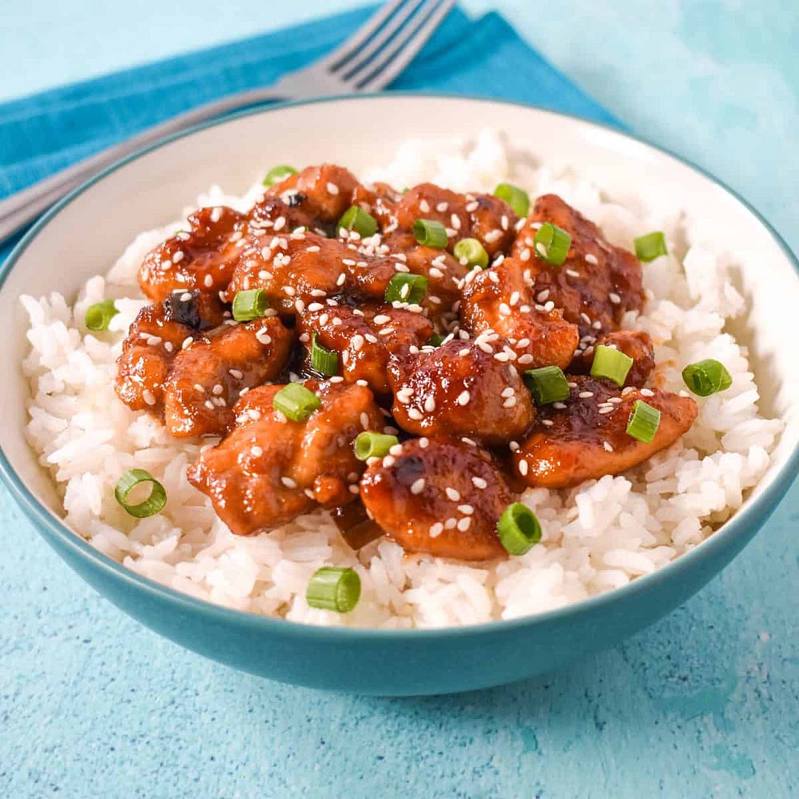 Sesame Chicken with Chicken Thighs