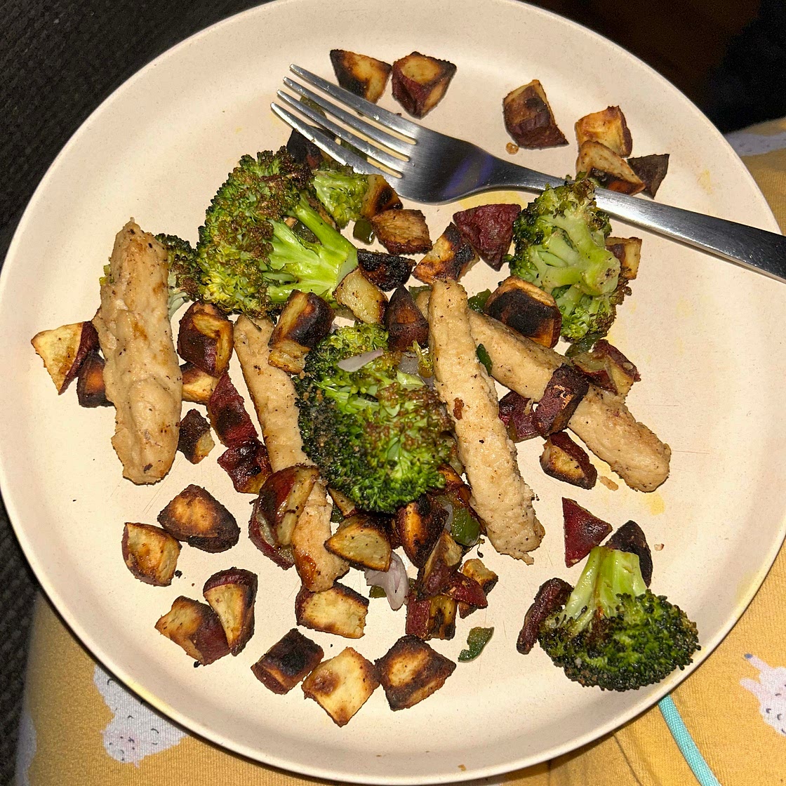 Roasted Garlic Lemon Broccoli