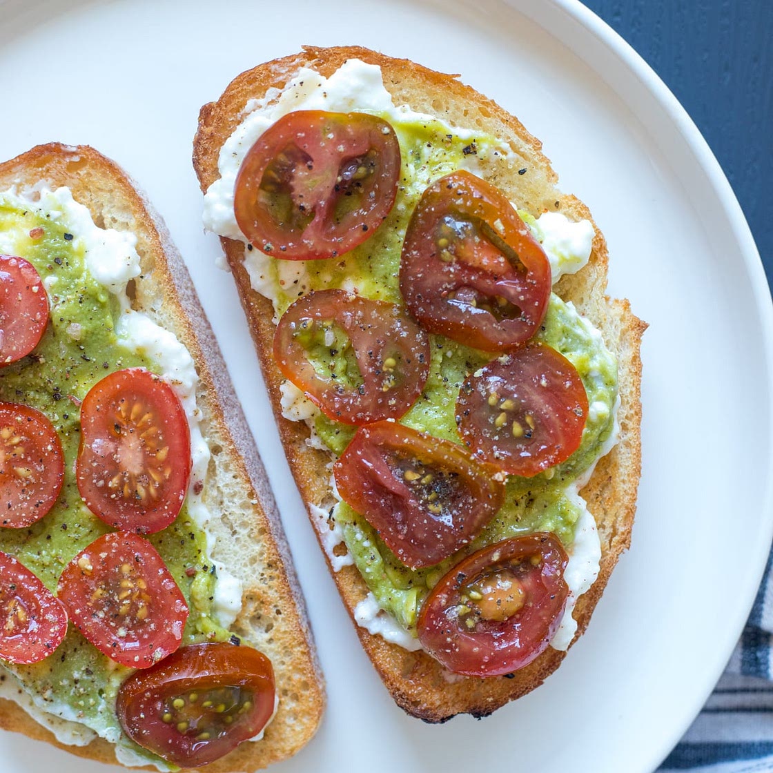 Cottage Cheese Avocado Toast Recipe