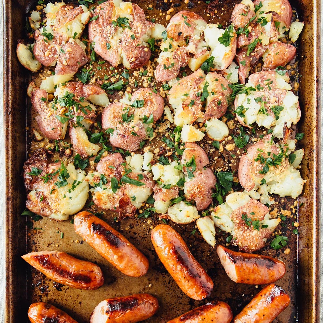 Recipe: 30-Minute Sheet Pan Potatoes and Chicken Sausage