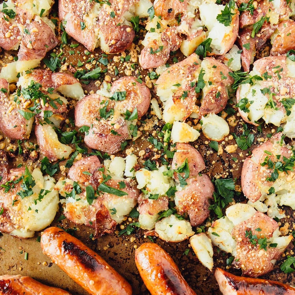 Recipe: 30-Minute Sheet Pan Potatoes and Chicken Sausage