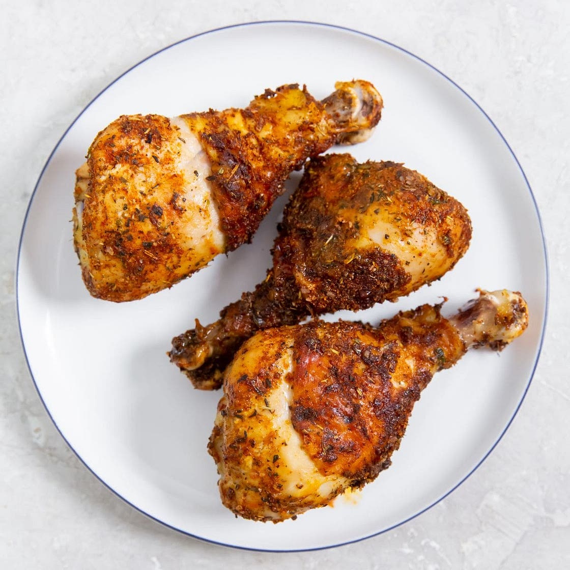 Air Fryer Chicken Legs With Keto Dry Rub